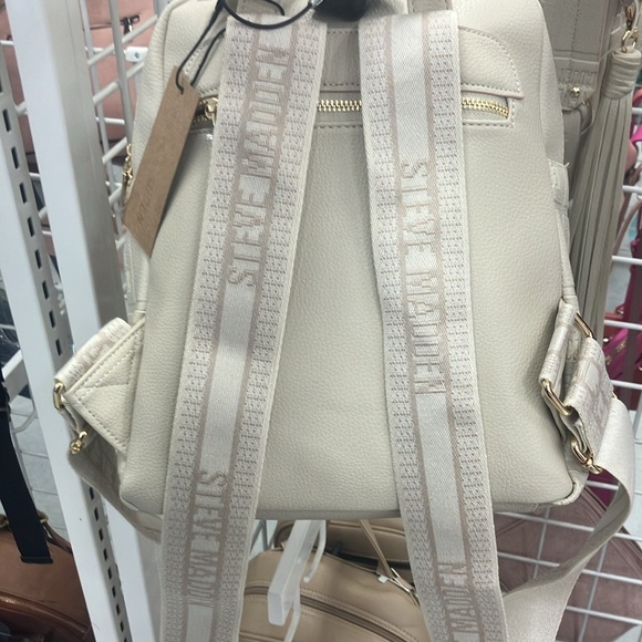 Steve Madden Leather Backpack with Tassel NWT! - Picture 3 of 4